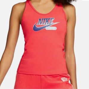 Nike Women's Heritage 1972 USA Track Red/Blue Tank Top